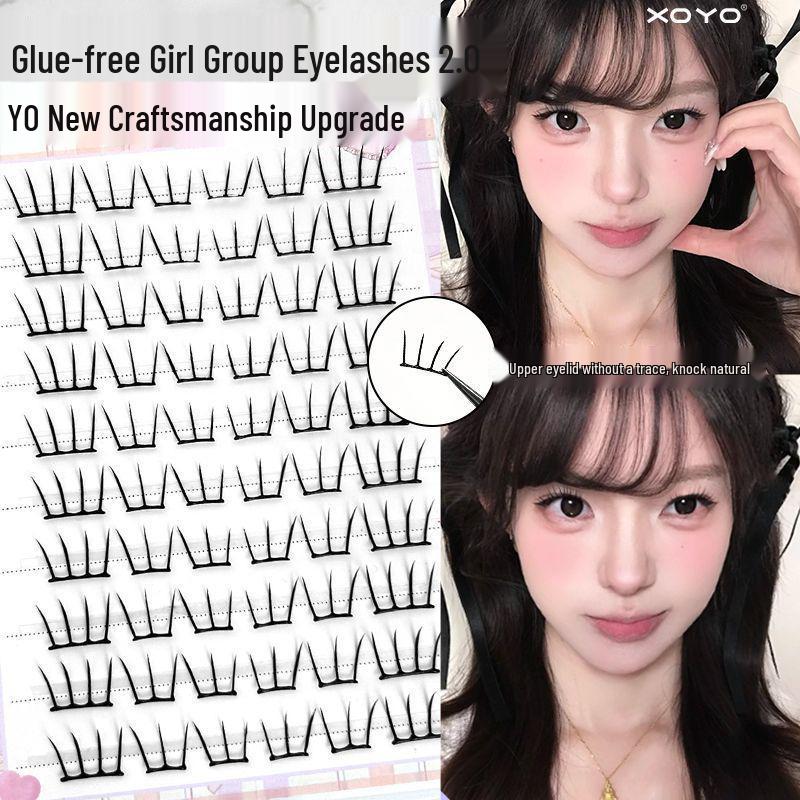 XOYO Korean Style Girl Group Eyelashes 2.0: Natural-Look Lightweight Segmented Clusters Glue-free Six Rows - Natural Seamless
XOYO Korean Style Girl Group Eyelashes 2.0: Natural-Look Lightweight Segmented Clusters Glue-free Six Rows - Natural Seamless