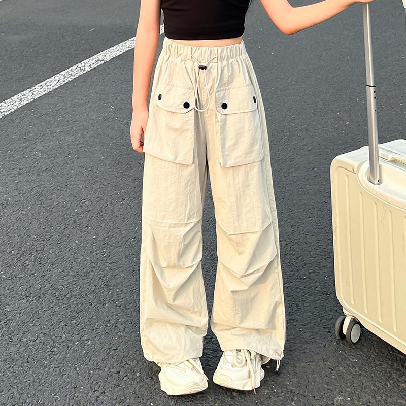 Girls Summer Workwear Pants Lightweight Mosquito Proof Wide-Leg Cargo Pants - Summer Collection for Kids 170cm хакі
Girls Summer Workwear Pants Lightweight Mosquito Proof Wide-Leg Cargo Pants - Summer Collection for Kids 170cm хакі