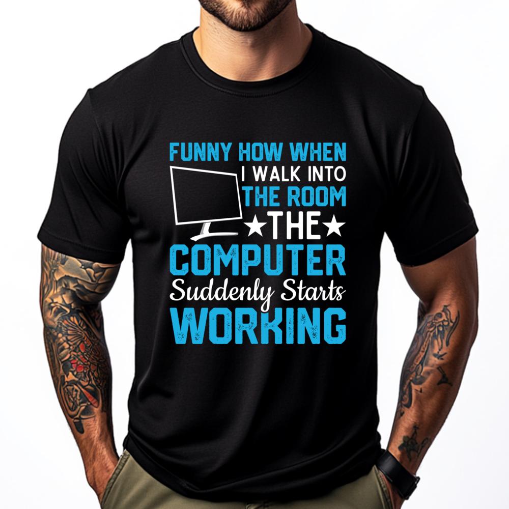 Funny How When I Walk Into The Room The Computer Graphic T Shirts Men Cotton Limited Time Special Shirts For Men Leisure S разноцветный
Funny How When I Walk Into The Room The Computer Graphic T Shirts Men Cotton Limited Time Special Shirts For Men Leisure S разноцветный