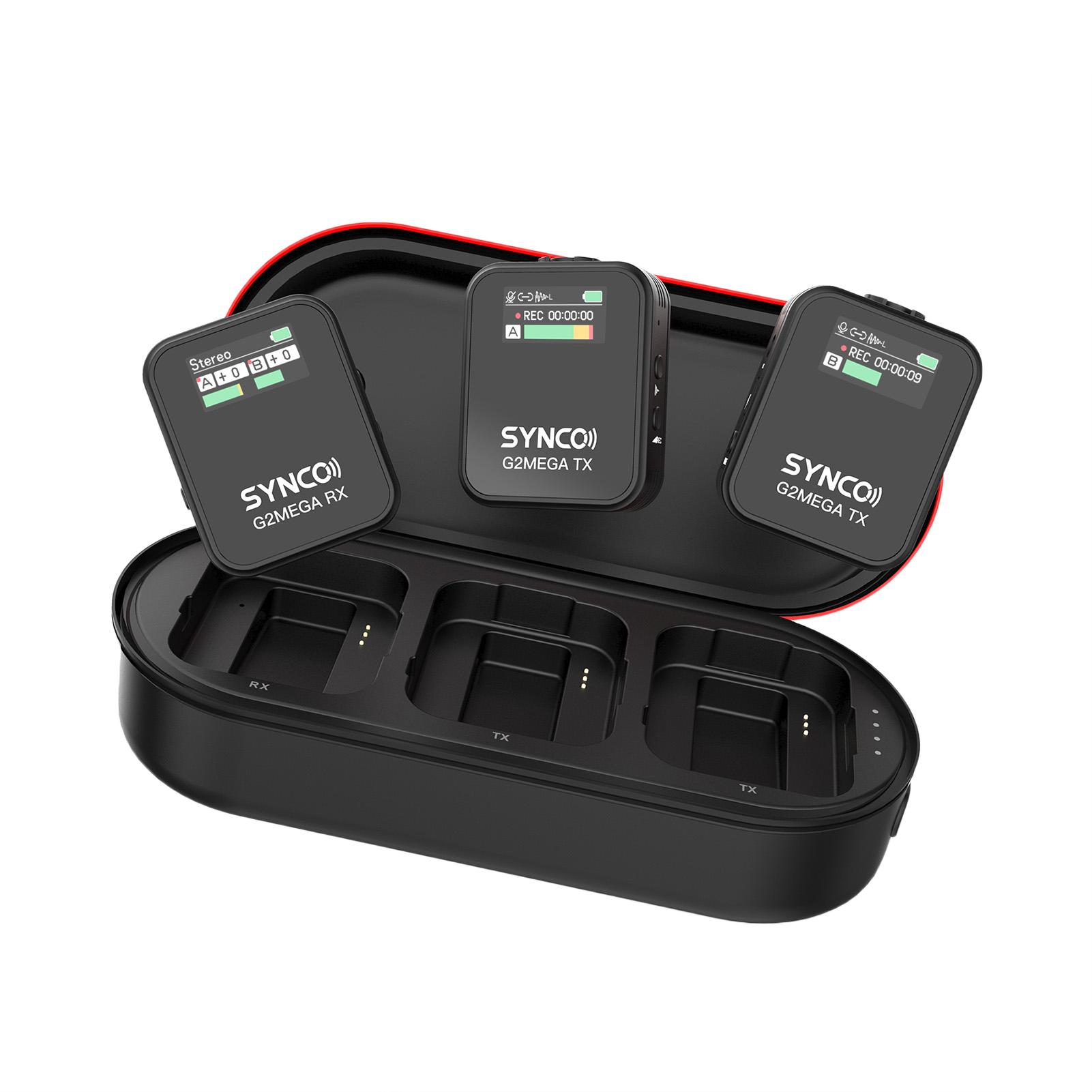 SYNCO G2MEGA 1-Trigger-2 2,4G Беспроводная микрофонная система Прикрепляемый микрофон Дальность передачи 200 м 1-Trigger-2
SYNCO G2MEGA 1-Trigger-2 2,4G Беспроводная микрофонная система Прикрепляемый микрофон Дальность передачи 200 м 1-Trigger-2
