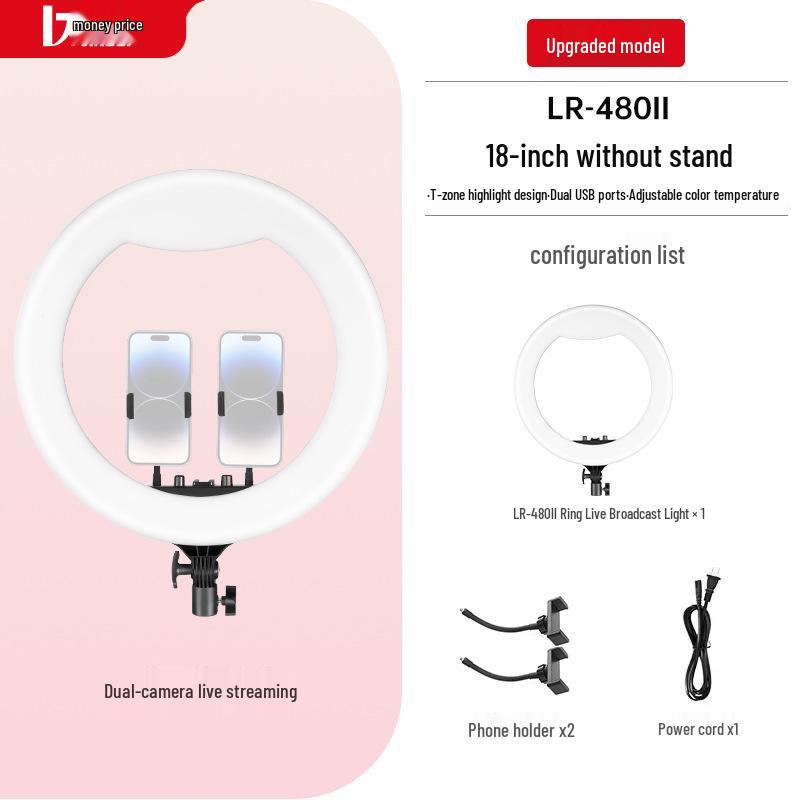 8 /16 /18 LED Ring Light with Phone Holder for Streaming
8 /16 /18 LED Ring Light with Phone Holder for Streaming