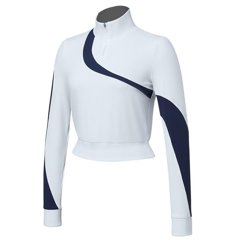 Contrast-color Stand-neck Half-chest Zipper Long-sleeved Top Golf Coat Quick-drying Fitness Running Training Yoga Tennis Dress 2XL
Contrast-color Stand-neck Half-chest Zipper Long-sleeved Top Golf Coat Quick-drying Fitness Running Training Yoga Tennis Dress 2XL