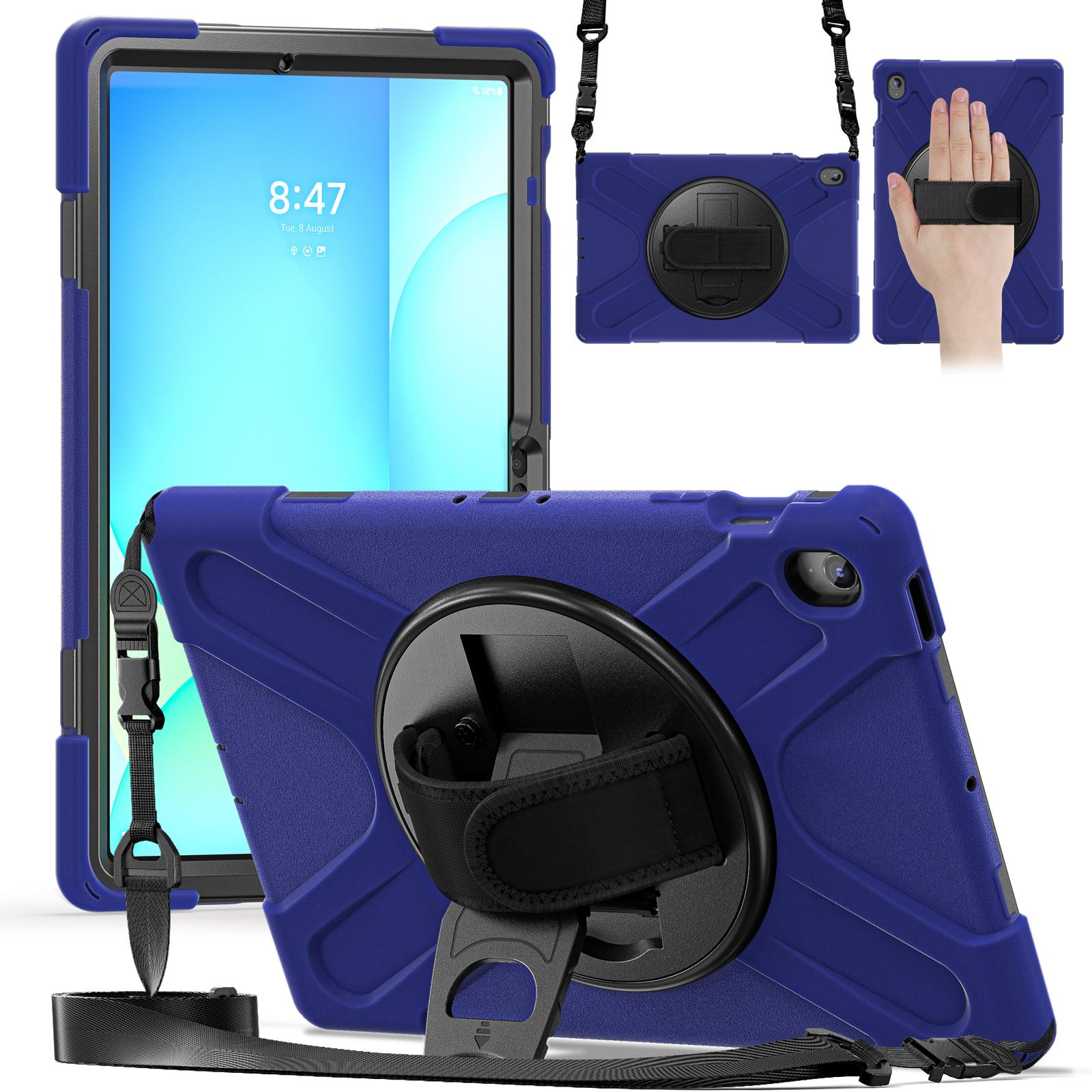 For Samsung Galaxy Tab S10 FE+ SM-X620/SM-X626B Kickstand Case TPU PC Silicone Tablet Cover with Shoulder Strap Black
For Samsung Galaxy Tab S10 FE+ SM-X620/SM-X626B Kickstand Case TPU PC Silicone Tablet Cover with Shoulder Strap Black