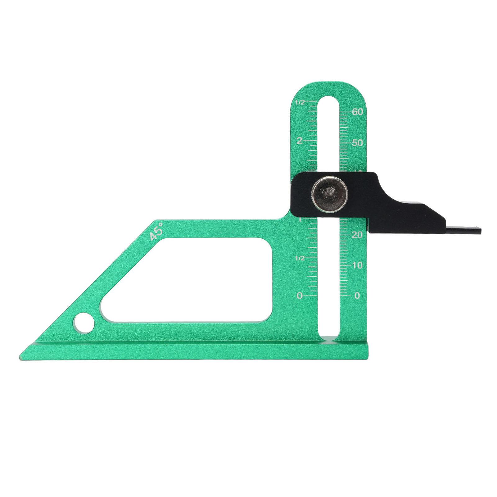 Woodworking Height Gauge 060mm Range Aluminum Alloy Table Saw Height Measurement Tool
Woodworking Height Gauge 060mm Range Aluminum Alloy Table Saw Height Measurement Tool