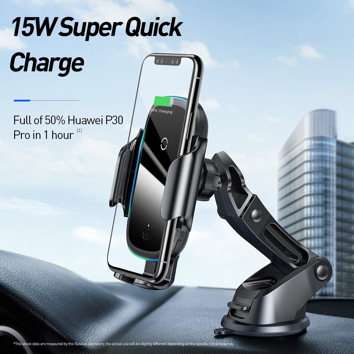 BASEUS Infrared Sensing Vehicle Cordless Charger 15W Auto Clamping Car Phone Holder Dual Mode Air Vent Dashboard Mount Stand As Shown A
BASEUS Infrared Sensing Vehicle Cordless Charger 15W Auto Clamping Car Phone Holder Dual Mode Air Vent Dashboard Mount Stand As Shown A