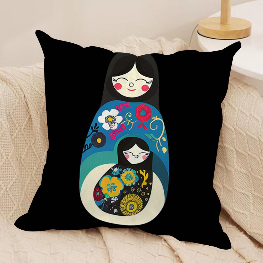 Matryoshka Doll Russia Cushion Cover Soft Plush Fabric DoubleSided Printed Sofa Cushion Cover for All Seasons Home Decor Gift 40x40cm16x16in
Matryoshka Doll Russia Cushion Cover Soft Plush Fabric DoubleSided Printed Sofa Cushion Cover for All Seasons Home Decor Gift 40x40cm16x16in