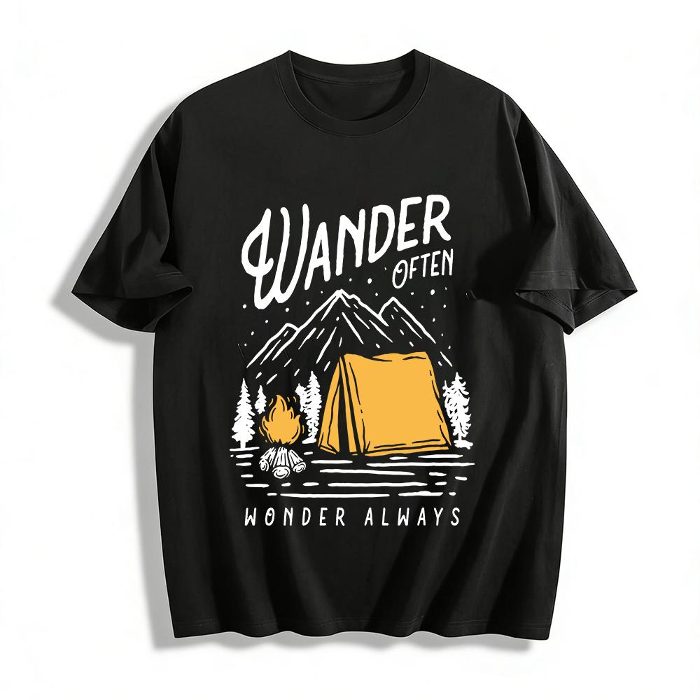 Outdoor Camping Campfire Tent Print Casual T-Shirt Pure cotton T-shirt XXS
Outdoor Camping Campfire Tent Print Casual T-Shirt Pure cotton T-shirt XXS