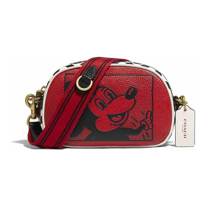 Coach X Disney X Keith Haring Collaboration Camera 19 Badge Mickey Shape Leather Camera Bag Women Shoulder Bag Red C1141-B4RGO Basic Set (Bag+Dust Bag)
Coach X Disney X Keith Haring Collaboration Camera 19 Badge Mickey Shape Leather Camera Bag Women Shoulder Bag Red C1141-B4RGO Basic Set (Bag+Dust Bag)
