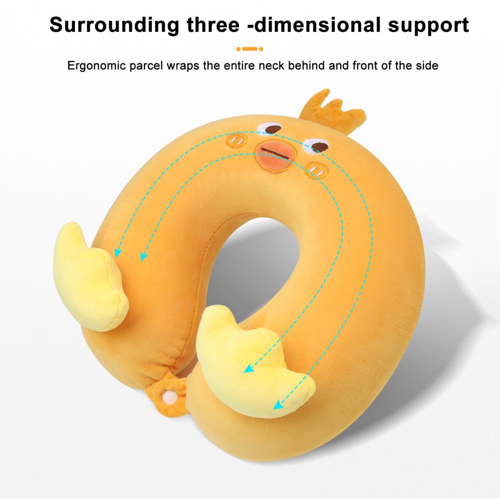 Cartoon U-Shape Neck Pillow Memory Foam Ergonomic Head Neck Support Car Airplane Travel Cervical Cushion Pillow Office Supplies
Cartoon U-Shape Neck Pillow Memory Foam Ergonomic Head Neck Support Car Airplane Travel Cervical Cushion Pillow Office Supplies