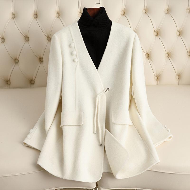 Double-sided wool coat women s 2024 autumn and winter new Chinese style design sense short small woolen coat S(100-120)
Double-sided wool coat women s 2024 autumn and winter new Chinese style design sense short small woolen coat S(100-120)