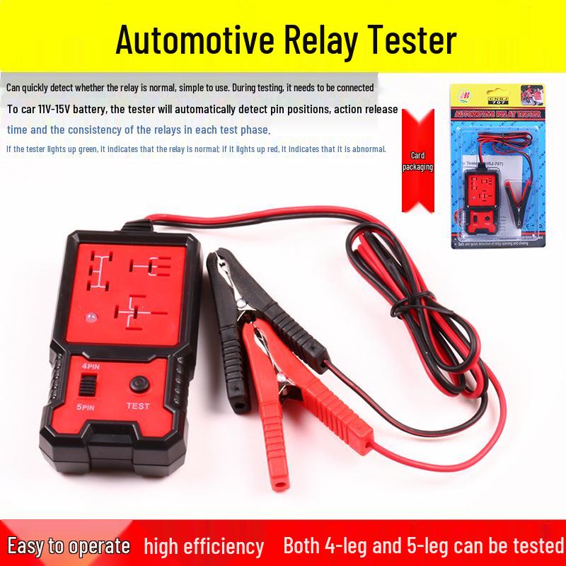 BJ-707 Car Relay Tester & Analyzer for 4/5-Pin Relays
BJ-707 Car Relay Tester & Analyzer for 4/5-Pin Relays