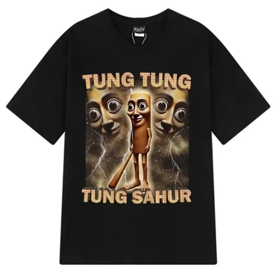 Tung Sahur Graphic Printed T-Shirt Men Summer Casual Loose Fashion Funny Round Neck Short Sleeve Tops Clothing T-shirt Unisex XXXXXL чорний
Tung Sahur Graphic Printed T-Shirt Men Summer Casual Loose Fashion Funny Round Neck Short Sleeve Tops Clothing T-shirt Unisex XXXXXL чорний