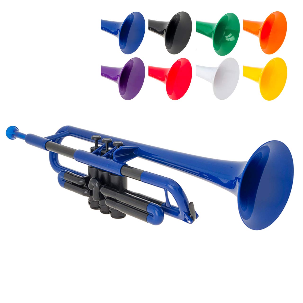 pInstruments Пластиковый духовой инструмент труба pTrumpet Bb Tone Легкий, высокопрочный, антибактериальный, с биопокрытием из АБС-пластика PTRUMPET1B Синяя сумка и синий
pInstruments Пластиковый духовой инструмент труба pTrumpet Bb Tone Легкий, высокопрочный, антибактериальный, с биопокрытием из АБС-пластика PTRUMPET1B Синяя сумка и синий