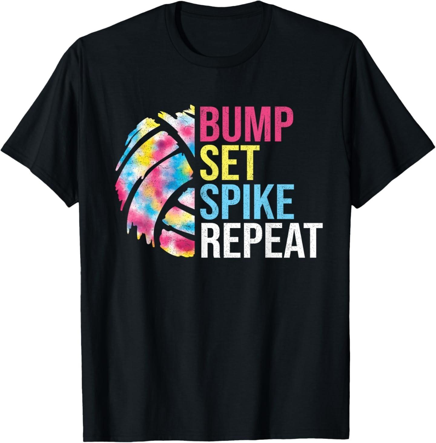 Bump Set Spike Repeat Volleyball Shirt For Girls Teens Women T-Shirt 4XL
Bump Set Spike Repeat Volleyball Shirt For Girls Teens Women T-Shirt 4XL