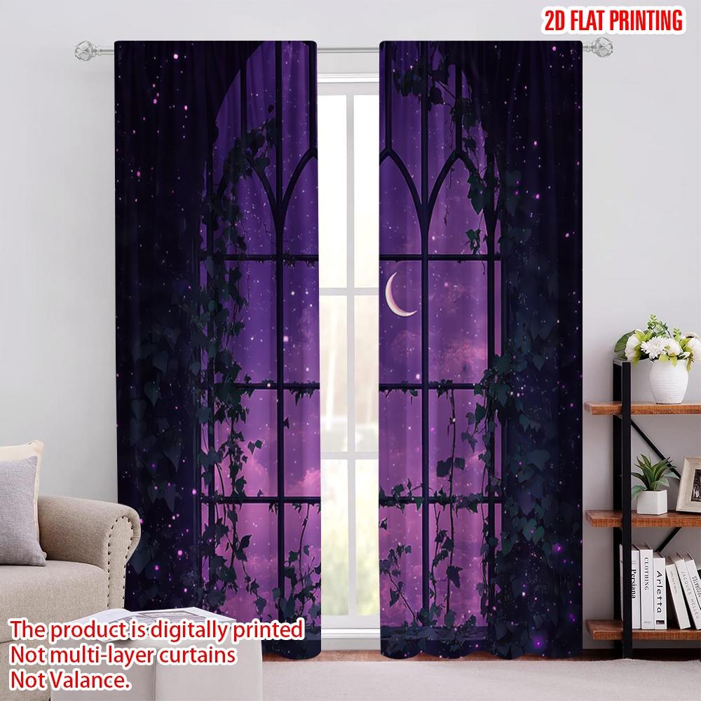2D flat printing 2Pcs Curtains Starry Sky Pattern Versatile Durable Polyester,Without Electricity Holiday Decorations Perfect 52.50 × 116.00 cm 2 pcs
2D flat printing 2Pcs Curtains Starry Sky Pattern Versatile Durable Polyester,Without Electricity Holiday Decorations Perfect 52.50 × 116.00 cm 2 pcs