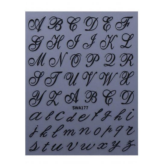 English Letter Nail Art Stickers Self-adhesive DIY Alphabet Manicure Decoration Decals Women Nail Accessories for Home Salon чёрный
English Letter Nail Art Stickers Self-adhesive DIY Alphabet Manicure Decoration Decals Women Nail Accessories for Home Salon чёрный