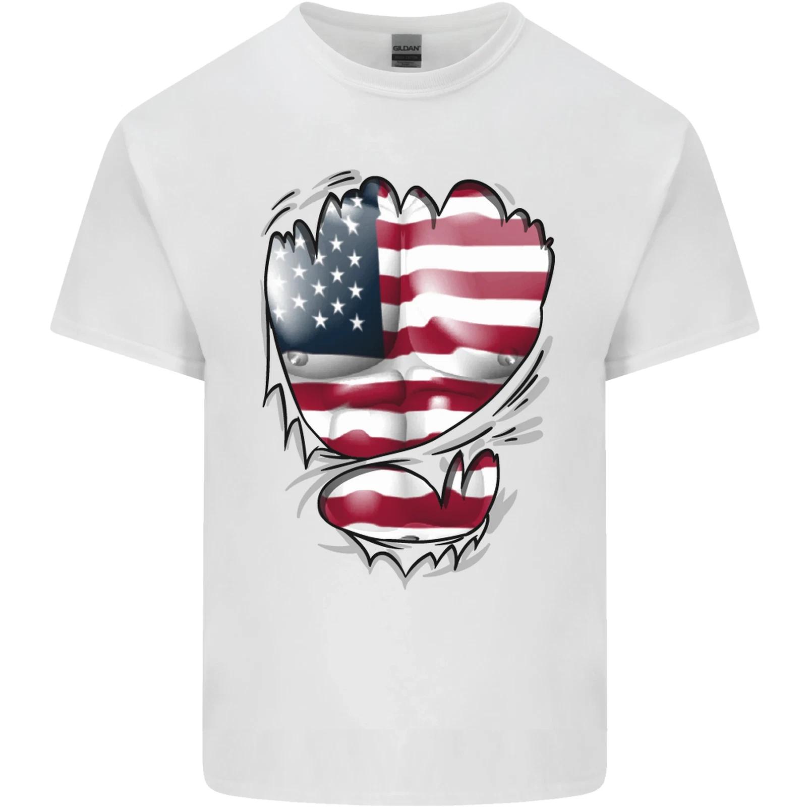 Gym Stars & Stripes American Flag Ripped Kids T-Shirt Childrens S
Gym Stars & Stripes American Flag Ripped Kids T-Shirt Childrens S