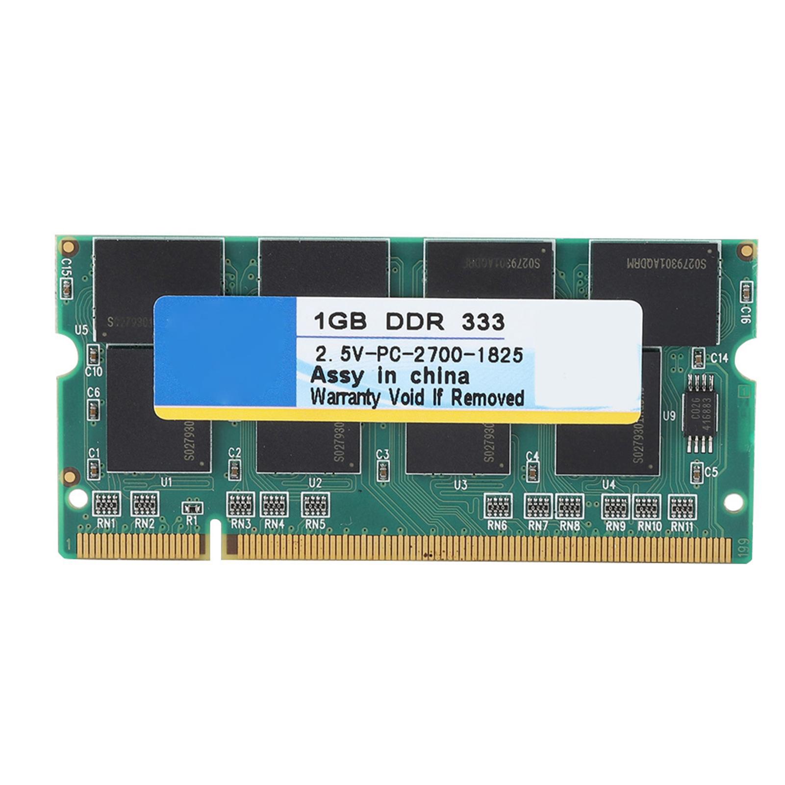 Xiede 1 ГБ 333 МГц Оперативна пам ять для ноутбука DDR PC-2700, повна сумісність для Intel AMD
Xiede 1 ГБ 333 МГц Оперативна пам ять для ноутбука DDR PC-2700, повна сумісність для Intel AMD