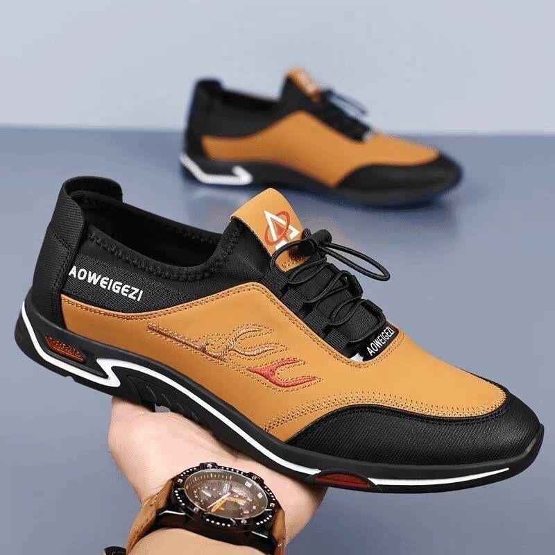 Spring and autumn fashion casual versatile soft sole comfortable low-top outdoor sports leather shoes 39
Spring and autumn fashion casual versatile soft sole comfortable low-top outdoor sports leather shoes 39