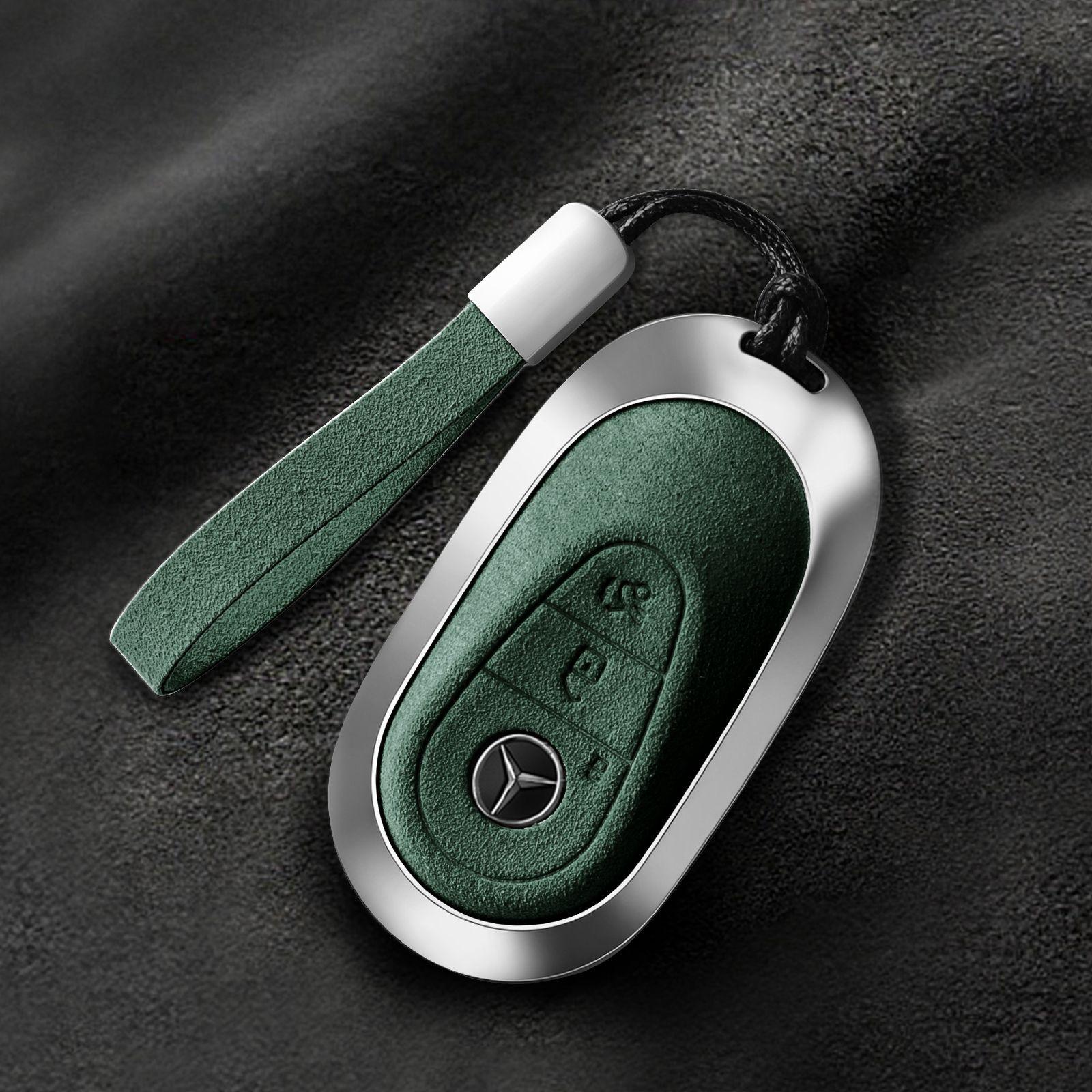 Mercedes-Benz E300I/E260/C260I 2025 Key Case for GLC300L/S-Class Silver Shell + 336 Long Leather Strap
Mercedes-Benz E300I/E260/C260I 2025 Key Case for GLC300L/S-Class Silver Shell + 336 Long Leather Strap