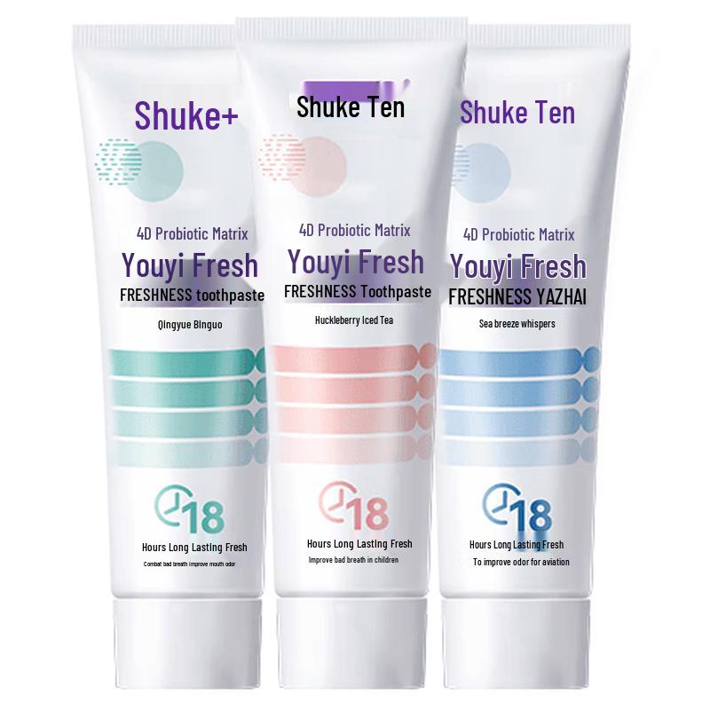 Suke Fresh Breath & Whitening Toothpaste Triple Pack (Strawberry, Fruit, Mint)
Suke Fresh Breath & Whitening Toothpaste Triple Pack (Strawberry, Fruit, Mint)