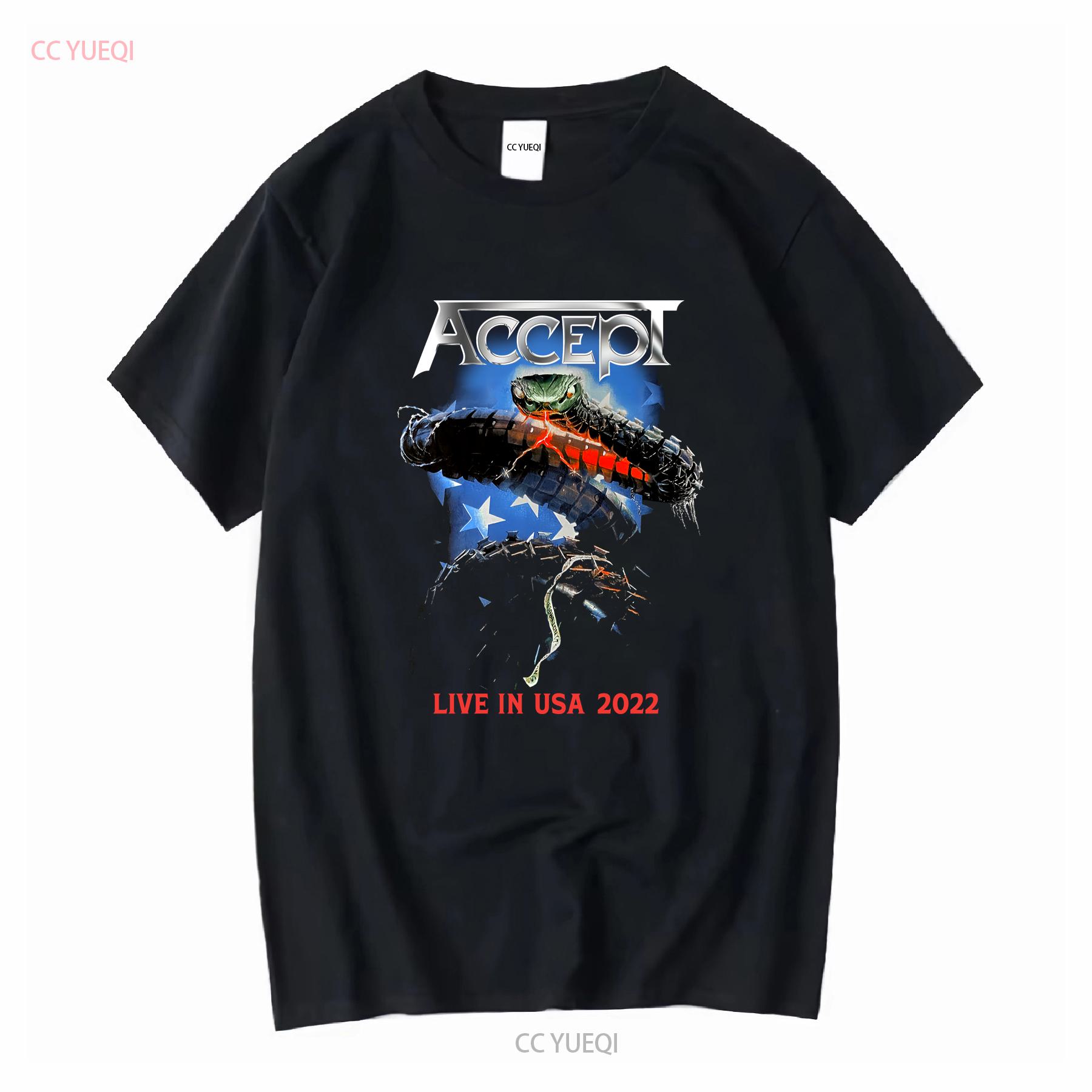 Accept Band T Shirt 2022 US Tour Size Large vintage Washed Casual Stylish Top For Everyday Wear Slightly streetwear Stretched 4XL
Accept Band T Shirt 2022 US Tour Size Large vintage Washed Casual Stylish Top For Everyday Wear Slightly streetwear Stretched 4XL
