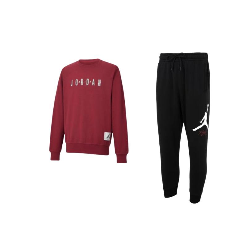 Jordan Lunar New Year Logo Crew Neck Pullover Long Sleeve Tie Knit Pants Casual Sports Set Men sets FD7346-010+FZ6437-617 M
Jordan Lunar New Year Logo Crew Neck Pullover Long Sleeve Tie Knit Pants Casual Sports Set Men sets FD7346-010+FZ6437-617 M