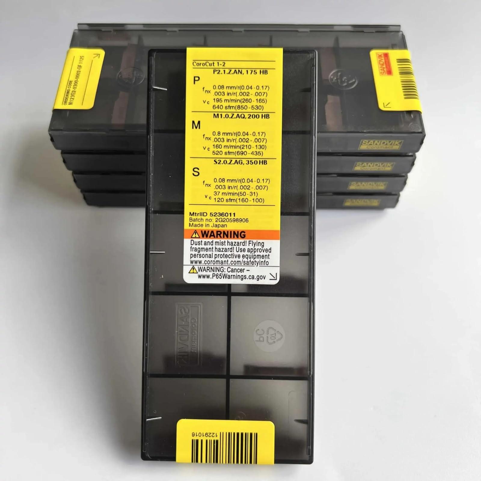 Original Sandvik / N123G2-0300-0002-GF 1125 / CNC lathe carbide blade 10 PCS
Original Sandvik / N123G2-0300-0002-GF 1125 / CNC lathe carbide blade 10 PCS