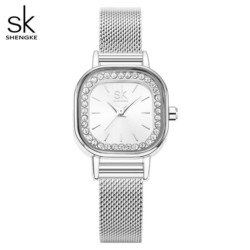 Ladies Watch Women S Small Diamond-Encrusted Light Luxury Small Square Watch Sunshine Pattern Dial Waterproof Quartz Watch Women S 0170
Ladies Watch Women S Small Diamond-Encrusted Light Luxury Small Square Watch Sunshine Pattern Dial Waterproof Quartz Watch Women S 0170