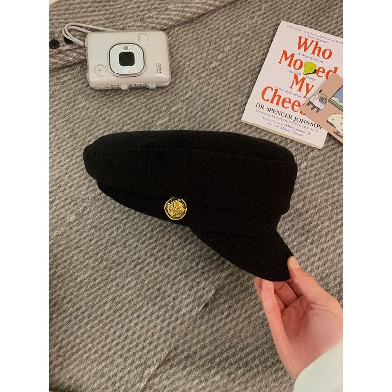 Шерстяная однотонная простая кепка-восьмиклинка с золотой пряжкой, женская новая зимняя шляпа художника one size
Шерстяная однотонная простая кепка-восьмиклинка с золотой пряжкой, женская новая зимняя шляпа художника one size