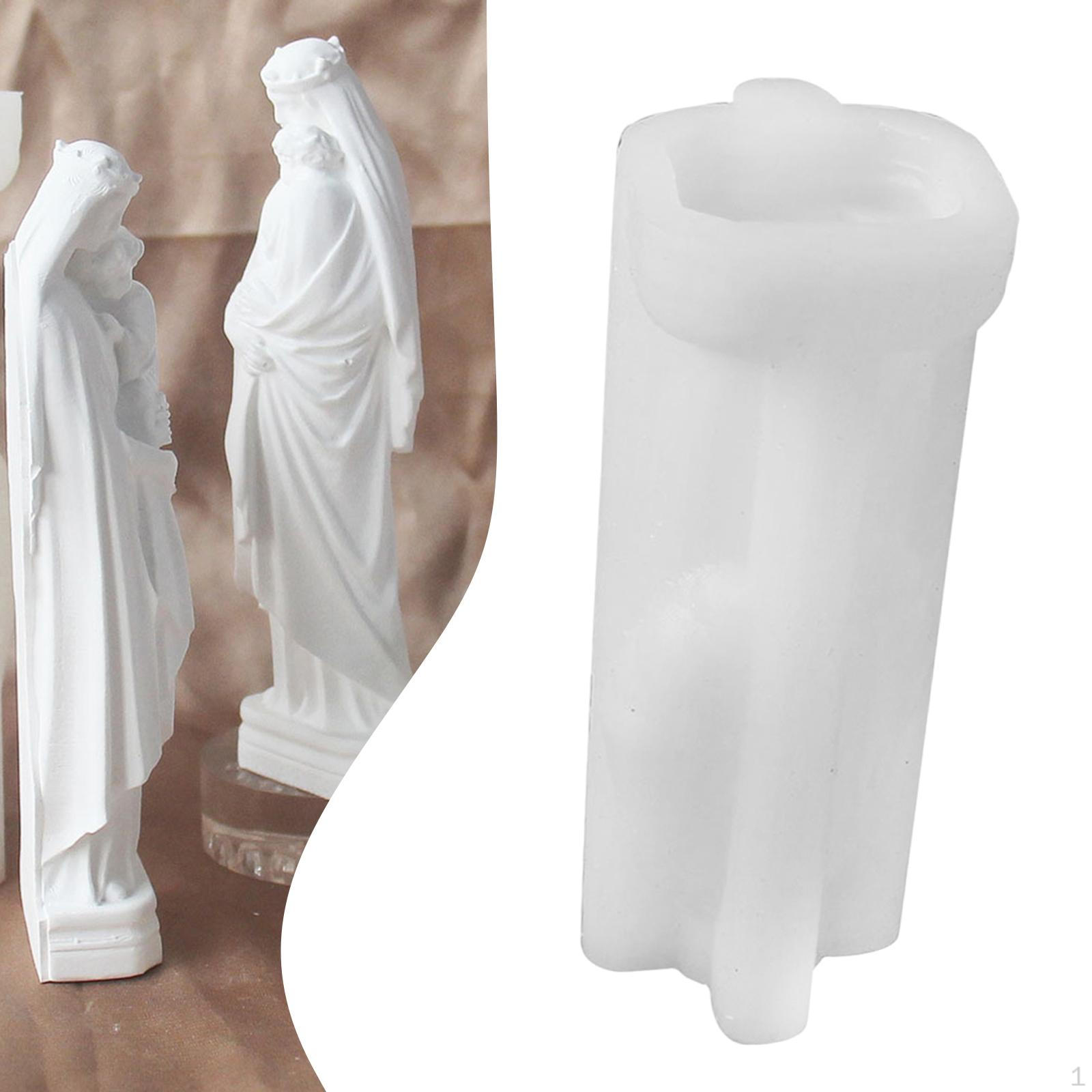 Мэри Силиконовая Модель Свечи Украшение Креативные Материалы Ручная Работа Гипсовая Статуэтка Эпоксидная Смола Style B