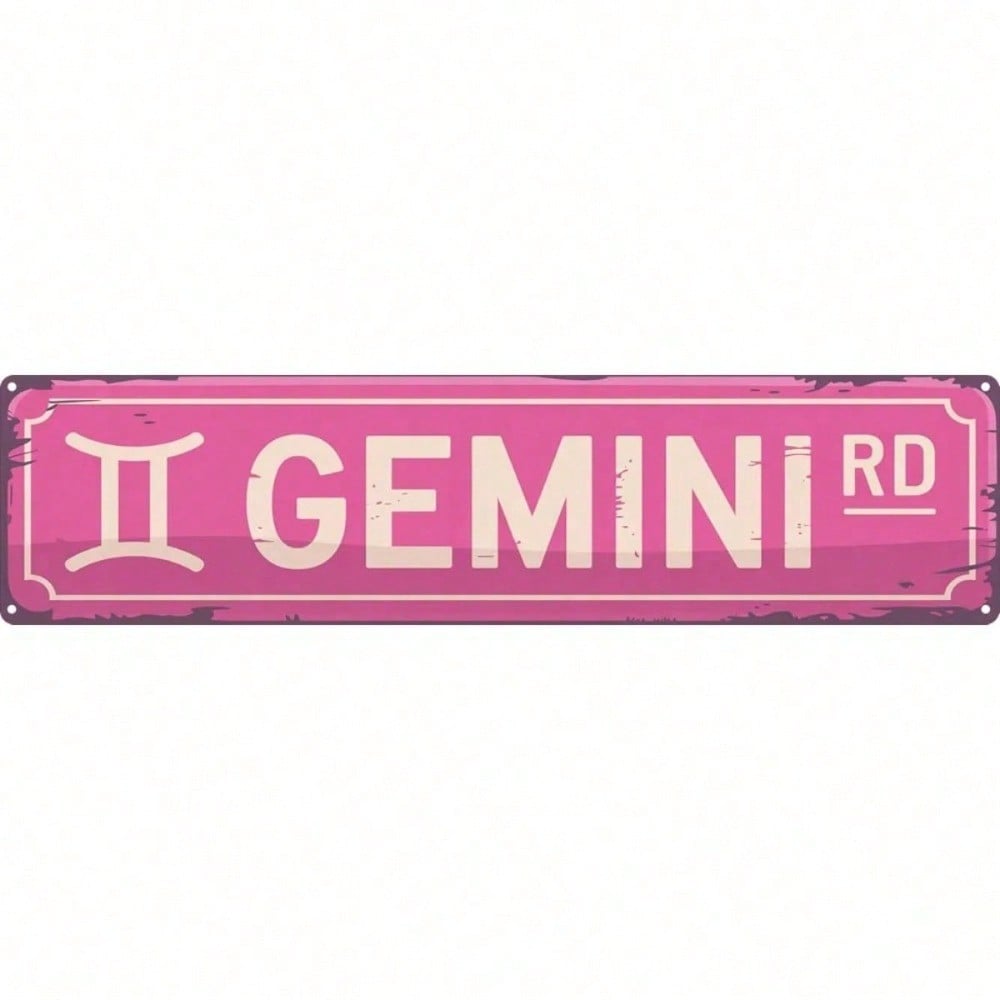 Metal Tin Sign Gemini Zodiac Wall Decor Astrology Constellation Art for Home Bar Cafe 10x40 різнокольоровий
Metal Tin Sign Gemini Zodiac Wall Decor Astrology Constellation Art for Home Bar Cafe 10x40 різнокольоровий