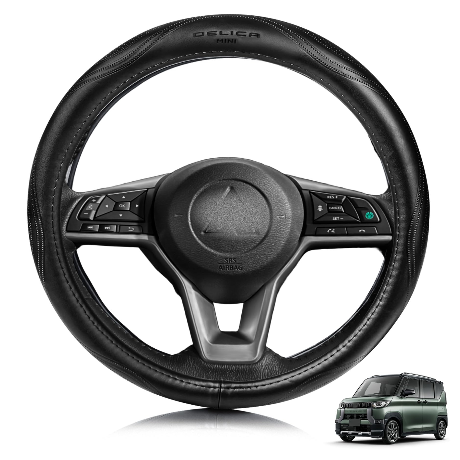 Чехол на руль ElitingCar для Mitsubishi Delica Mini Серии B Натуральная кожа Чехол на руль Стильный Превосходный 3D Эксклюзивный Улучшенный чёрный
Чехол на руль ElitingCar для Mitsubishi Delica Mini Серии B Натуральная кожа Чехол на руль Стильный Превосходный 3D Эксклюзивный Улучшенный чёрный