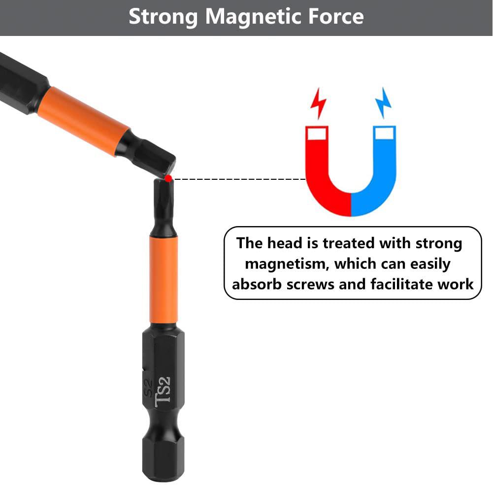 10PCS Hex Screwdriver Bit Set 50mm H5 TS2 Steel Magnetic Drill Bit for Electric Drill Screwdrivers Type A
10PCS Hex Screwdriver Bit Set 50mm H5 TS2 Steel Magnetic Drill Bit for Electric Drill Screwdrivers Type A