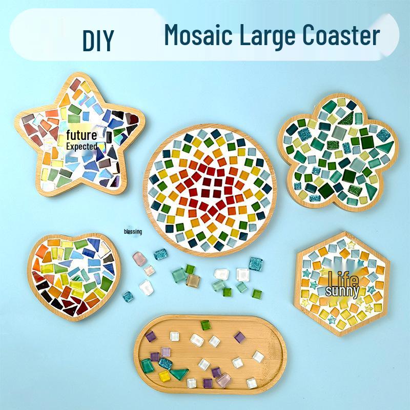 DIY Mosaic Coaster Kit: Handmade Creative Square Bamboo Pot Holder for Children and Parent-Child Crafting
DIY Mosaic Coaster Kit: Handmade Creative Square Bamboo Pot Holder for Children and Parent-Child Crafting
