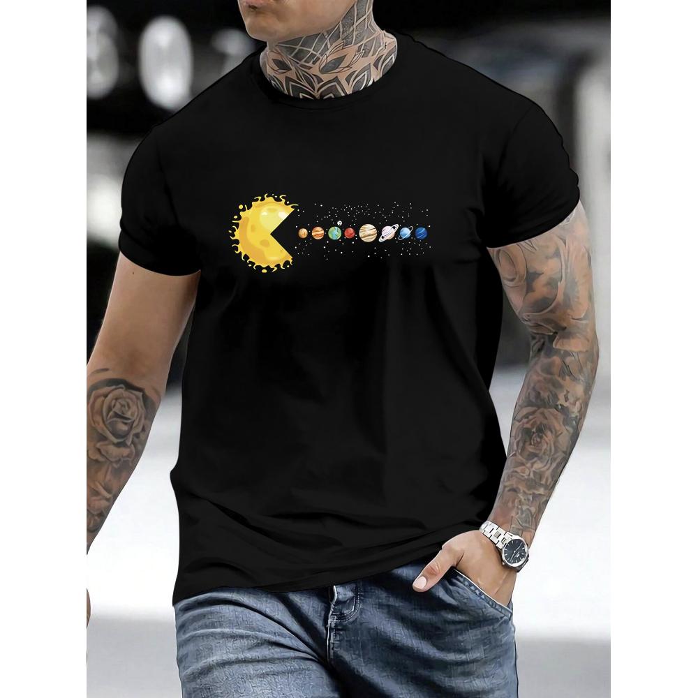 Pac-Man Solar System T-Shirt,Soft Breathable & Fade-Resistant, Classic Fit for Daily Casual Wear XXL
Pac-Man Solar System T-Shirt,Soft Breathable & Fade-Resistant, Classic Fit for Daily Casual Wear XXL