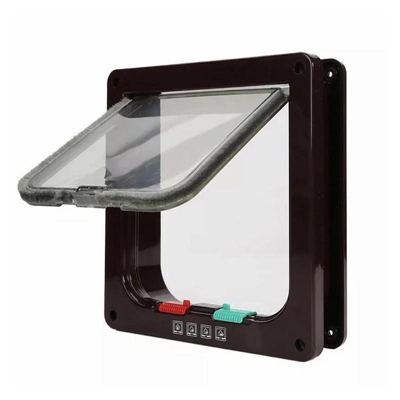 Pet Twoway Door Plastic Products Cats Dogs Supplies Controll Free Entry Exit M кавовий
Pet Twoway Door Plastic Products Cats Dogs Supplies Controll Free Entry Exit M кавовий