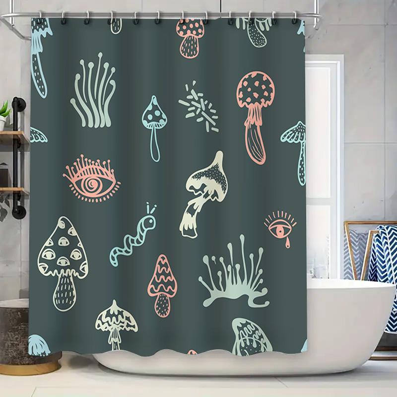 Colorful Underwater Life Design Shower Curtain For Bathroom Decor Waterproof Fabric With Hooks Included (Teal Green Color) W60H190(CM)-1 Pcs
Colorful Underwater Life Design Shower Curtain For Bathroom Decor Waterproof Fabric With Hooks Included (Teal Green Color) W60H190(CM)-1 Pcs