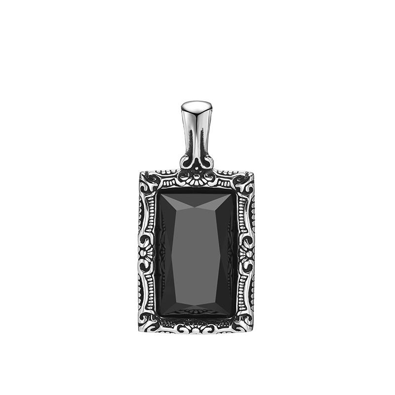 Fashion Simple Black Stone Pendant Classic Stainless Steel Personality Charm Necklace for Women Jewelry Amulet Gift
Fashion Simple Black Stone Pendant Classic Stainless Steel Personality Charm Necklace for Women Jewelry Amulet Gift
