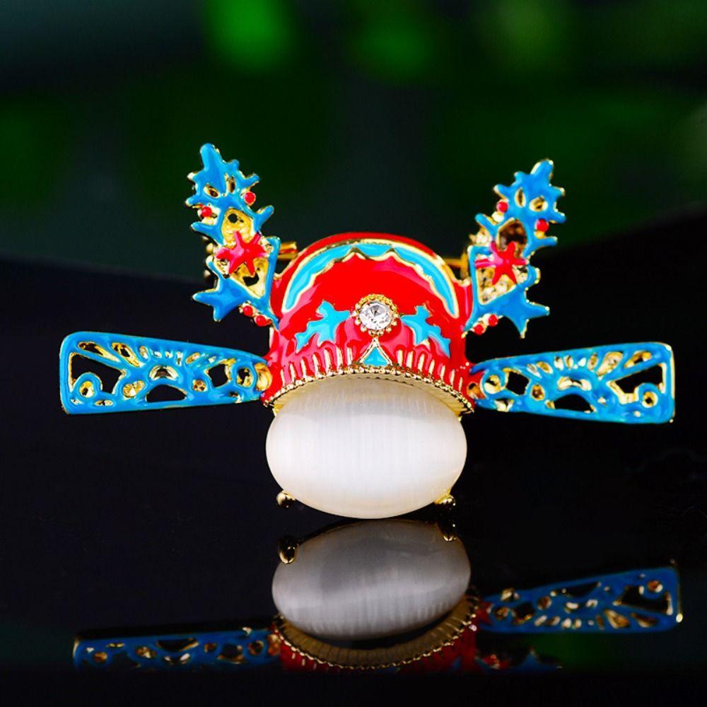 Pearl Opera Mask Brooch Vintage Chinese Style Corsage Retro Fashion Pin Buckle Wedding style 2
Pearl Opera Mask Brooch Vintage Chinese Style Corsage Retro Fashion Pin Buckle Wedding style 2