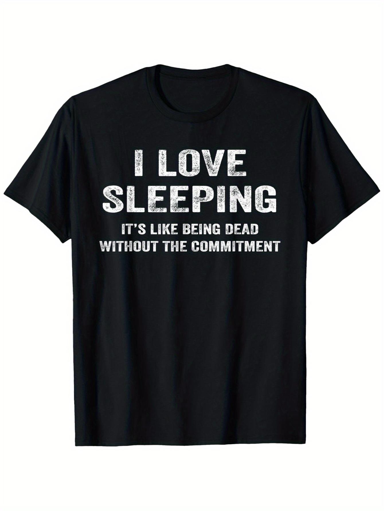 Женская футболка с забавным принтом I Love Sleeping, с круглым вырезом, повседневная, с юмористической цитатой, удобного кроя, женский топ S
Женская футболка с забавным принтом I Love Sleeping, с круглым вырезом, повседневная, с юмористической цитатой, удобного кроя, женский топ S