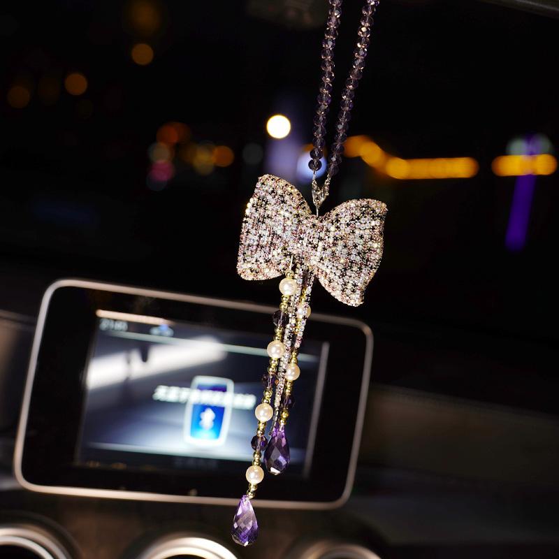 Bowknot Car Pendant Cute Tassels Chain Rearview Mirror Ornament Pearl Car Accessories фиолетовый
Bowknot Car Pendant Cute Tassels Chain Rearview Mirror Ornament Pearl Car Accessories фиолетовый
