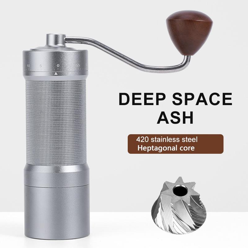 Professional Manual Coffee Grinder All-metal Body Anti-slip Design Portable Grinder Burr Inside with 60 Levels of Adjustment 17.6x5.6cm
Professional Manual Coffee Grinder All-metal Body Anti-slip Design Portable Grinder Burr Inside with 60 Levels of Adjustment 17.6x5.6cm