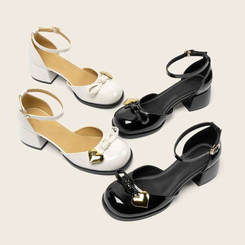 Fashion bag head sandals 2025 spring and summer new metal love round head thick heel small hollow Mary Jane single shoes 35 белый
Fashion bag head sandals 2025 spring and summer new metal love round head thick heel small hollow Mary Jane single shoes 35 белый
