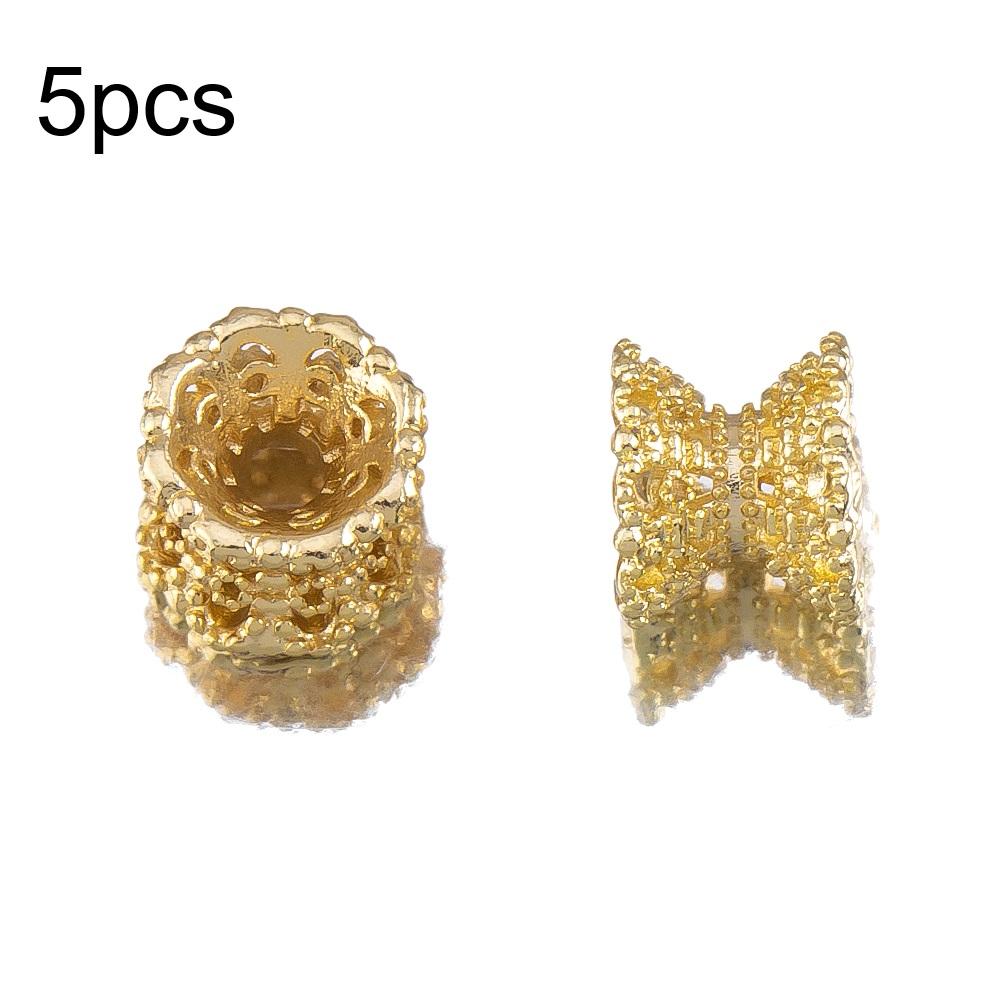 5pcs 10Pcs 20Pcs Large Hole Beads 18K Gold Plated Spacer Beads Jewelry Making Bead Separators Beads for Bracelet DIY Accessories 1 bag
5pcs 10Pcs 20Pcs Large Hole Beads 18K Gold Plated Spacer Beads Jewelry Making Bead Separators Beads for Bracelet DIY Accessories 1 bag