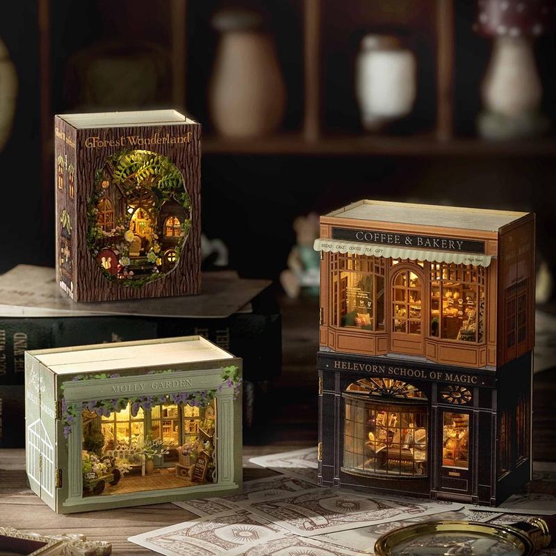 Серия Fantasy Magic Cube DIY Миниатюрный кукольный домик, 1 коробка DIY Креативное украшение для спальни, деревянная игрушка-головоломка ручной работы 3D, Forest Wonderland MINI-10
Серия Fantasy Magic Cube DIY Миниатюрный кукольный домик, 1 коробка DIY Креативное украшение для спальни, деревянная игрушка-головоломка ручной работы 3D, Forest Wonderland MINI-10