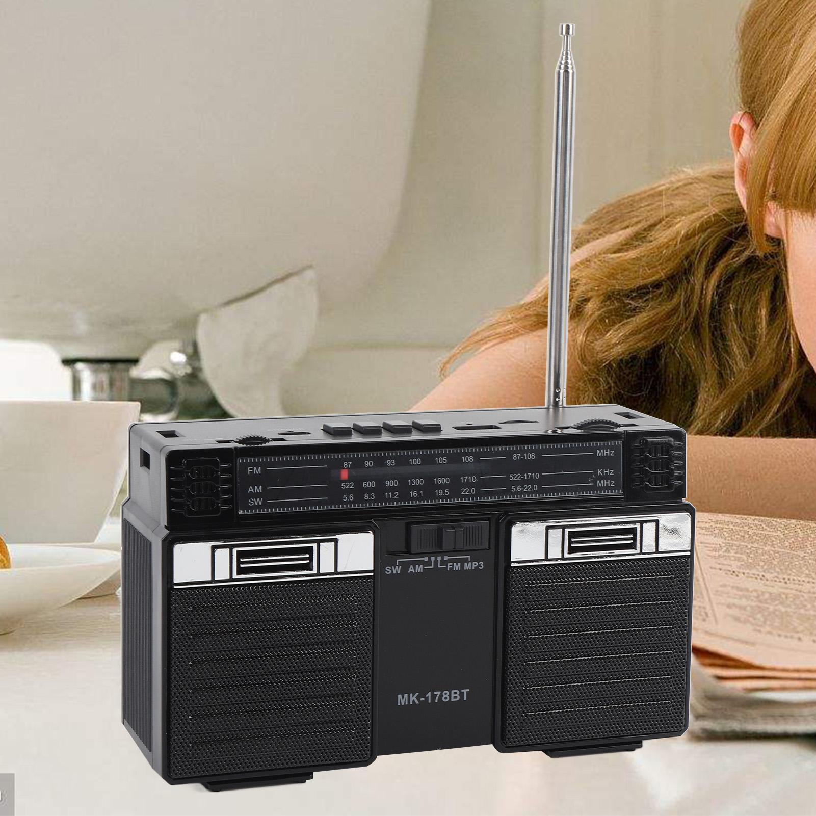 Portable AM FM SW Radio with Speaker Rechargeable Full Band Portable Radio for Home Outdoor Travel
Portable AM FM SW Radio with Speaker Rechargeable Full Band Portable Radio for Home Outdoor Travel