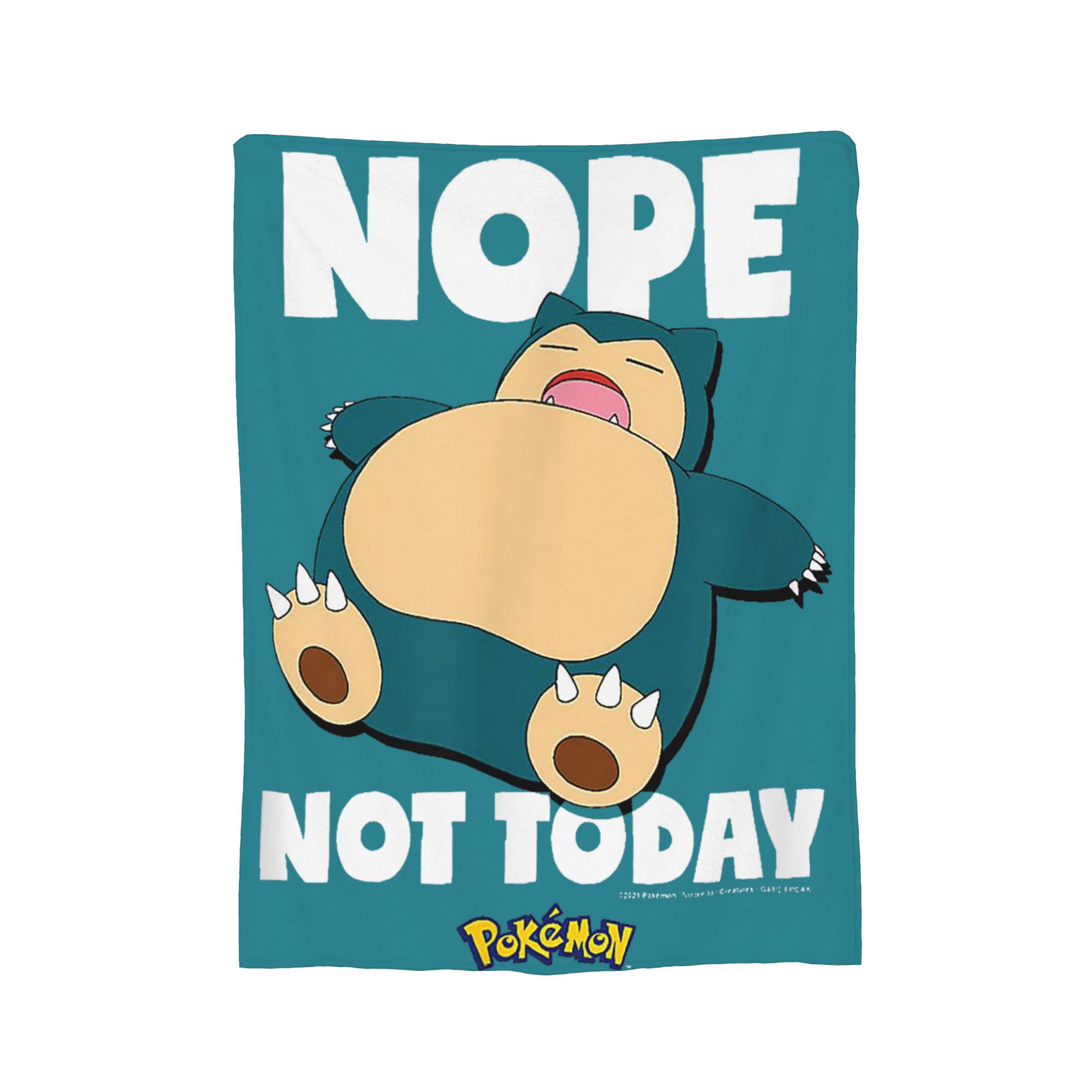 Pokemoned Nope Not Today Snorlax Blanket Flannel Awesome Breathable Throw Blanket for Chair Covering Sofa Decoration, 40x50in
Pokemoned Nope Not Today Snorlax Blanket Flannel Awesome Breathable Throw Blanket for Chair Covering Sofa Decoration, 40x50in