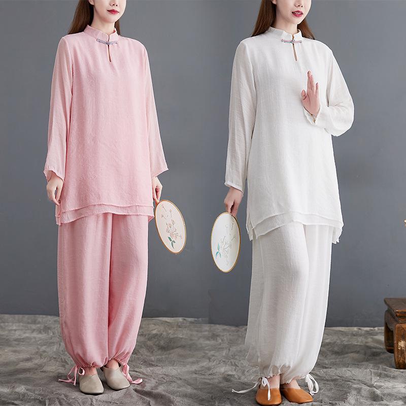 2025 Zen Style Women s Buddhist Clothing Set: High-End Autumn Cotton Linen Yoga Suit L розовый
2025 Zen Style Women s Buddhist Clothing Set: High-End Autumn Cotton Linen Yoga Suit L розовый