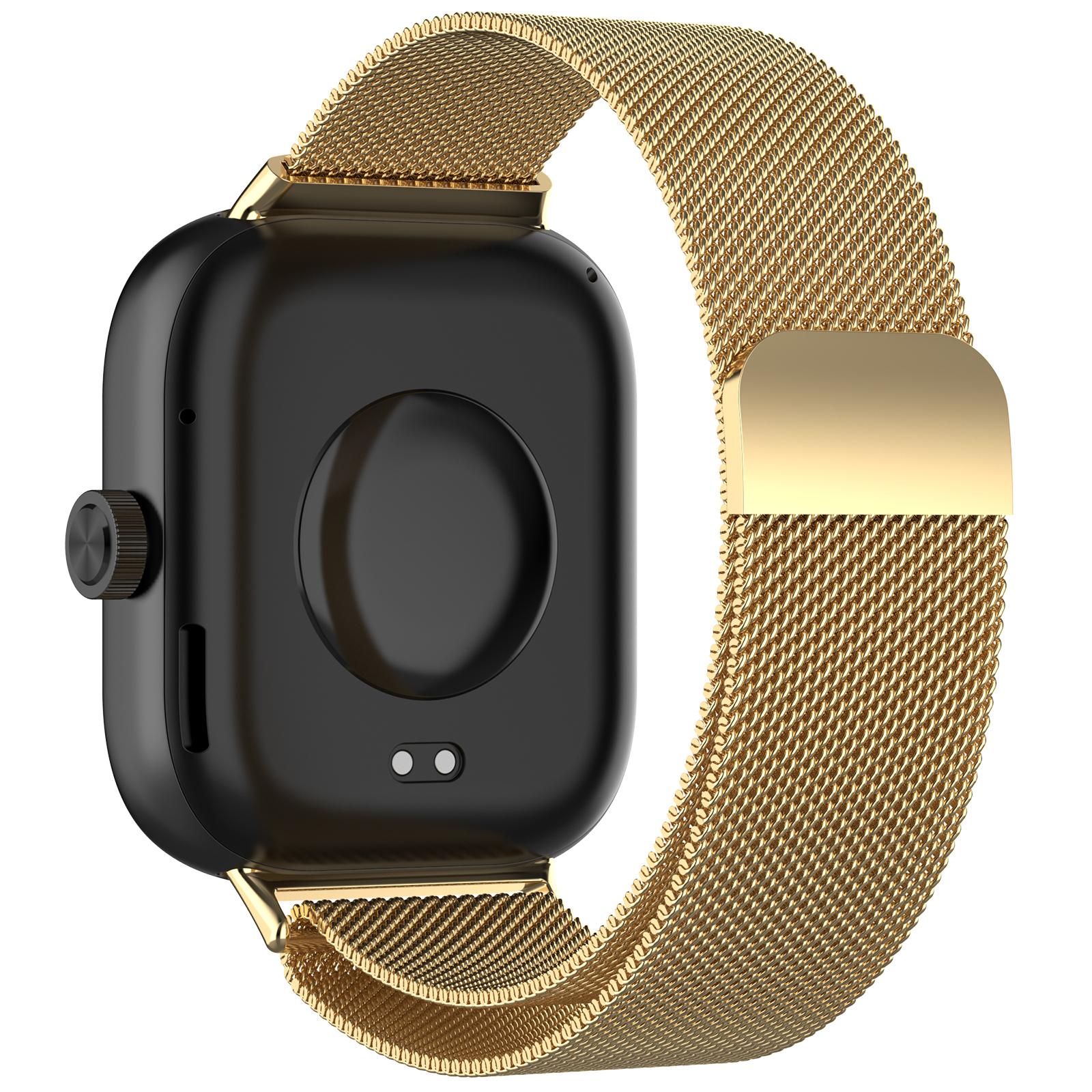 Для Xiaomi Redmi Watch 4/Smart Band 8 Pro Міланський ремінець з нержавіючої сталі Gold
Для Xiaomi Redmi Watch 4/Smart Band 8 Pro Міланський ремінець з нержавіючої сталі Gold